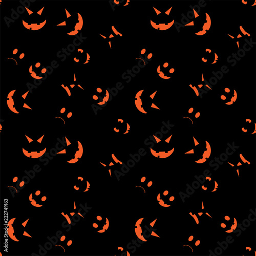 Halloween seamless pattern.