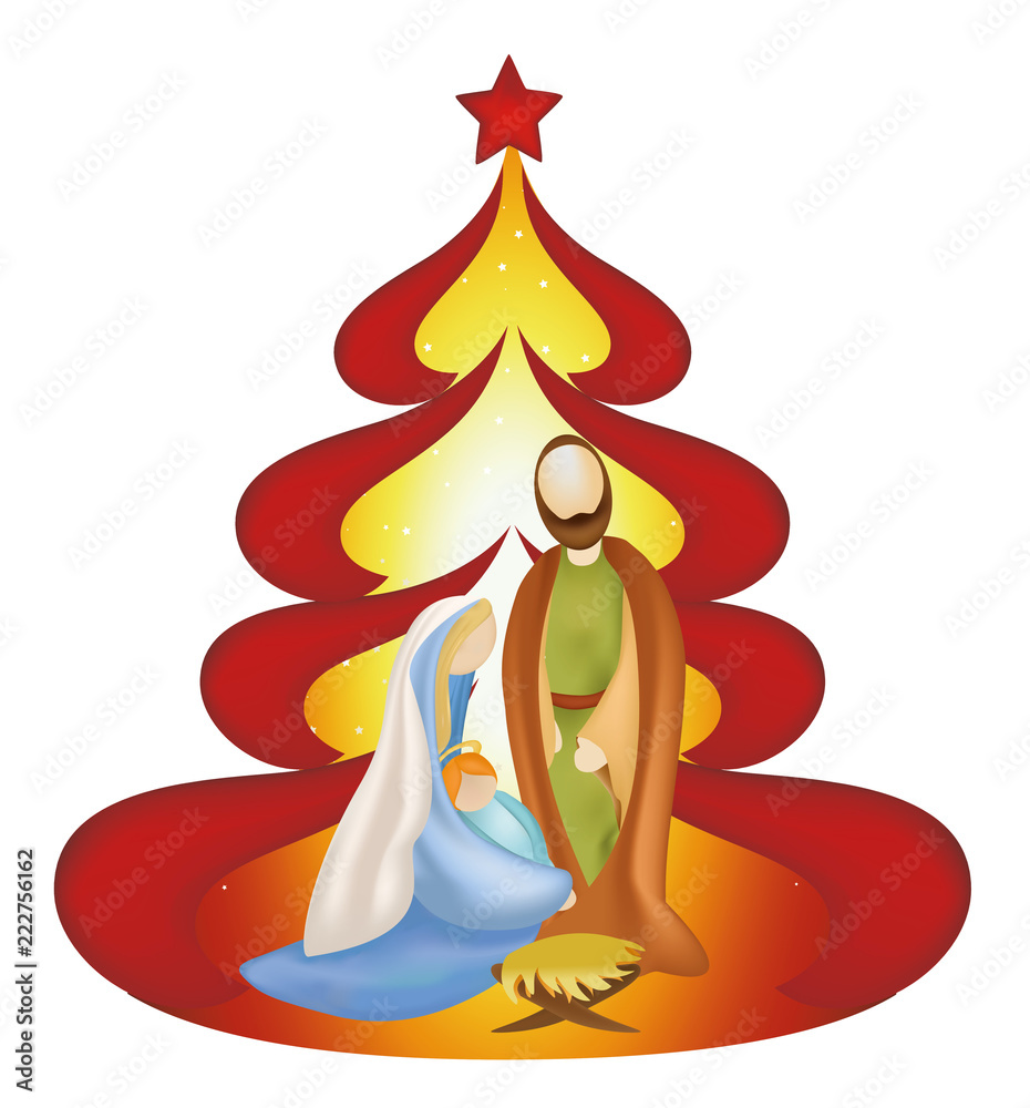 christmas tree jesus
