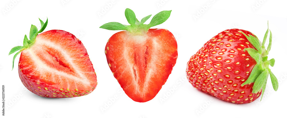 Strawberry isolated on white Strawberry isolated on white