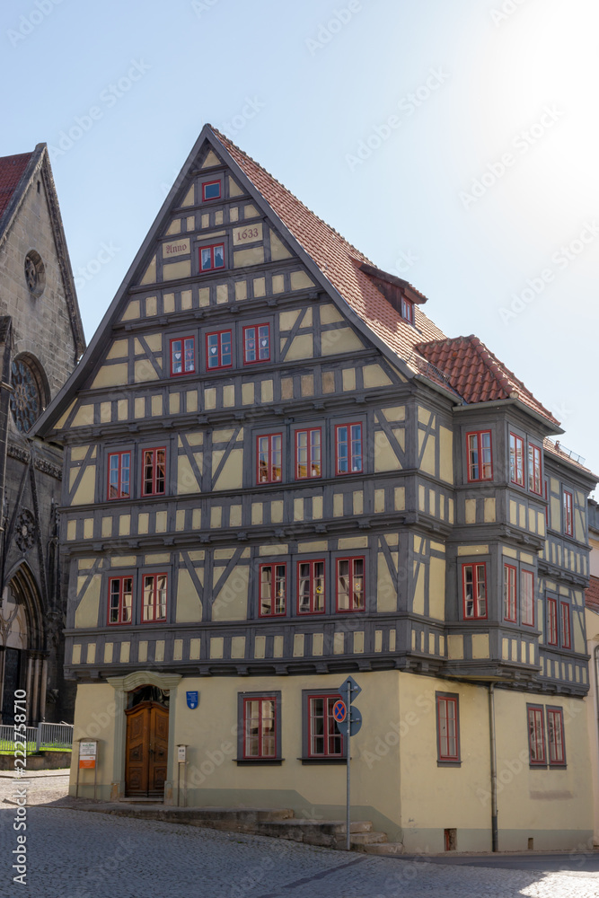 Obraz premium Historische Papiermühle in Arnstadt, Thüringen