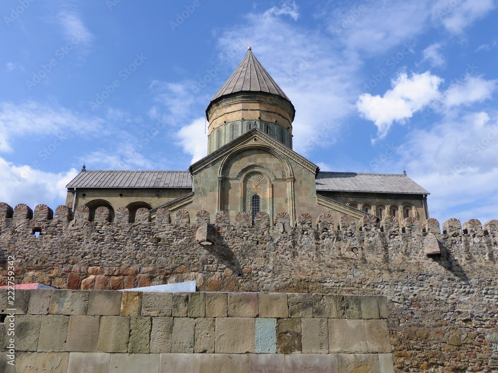 Cattedrale di  Svetitkhoveli a Mtskheta in Georgia.