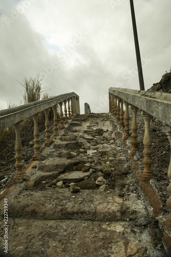 old stairs in aisa