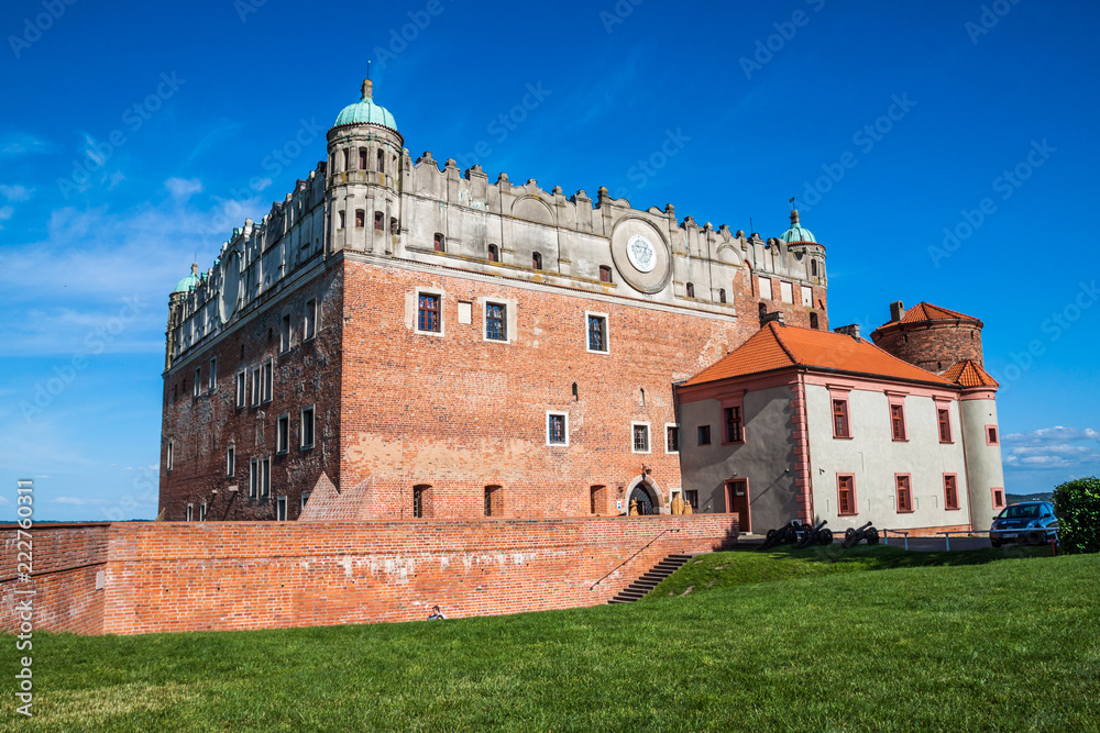 Castle in Golub-Dobrzyn. Poland