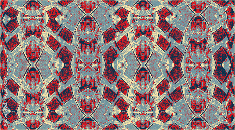 Fototapeta premium Symmetrical geometrical ornament.