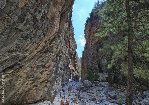 Fotografia Durch die Samariaschlucht auf Kreta