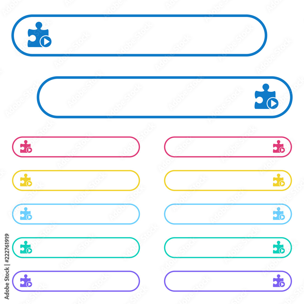 Run plugin icons in rounded color menu buttons Run plugin icons in rounded color menu buttons