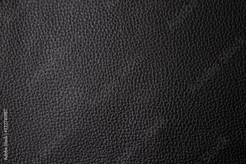 Luxury black textured leather background.