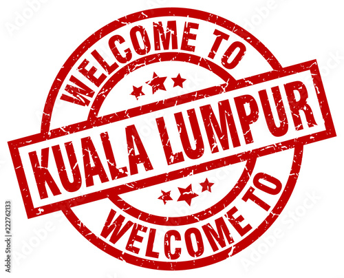 welcome to Kuala Lumpur red stamp