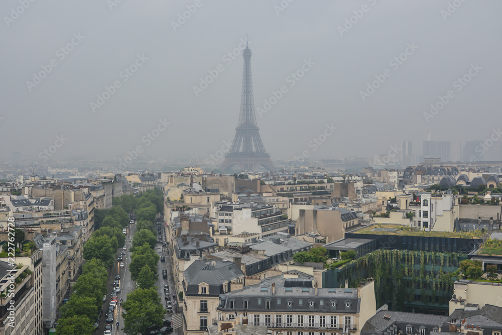Naklejka premium Eiffel tower in Paris.