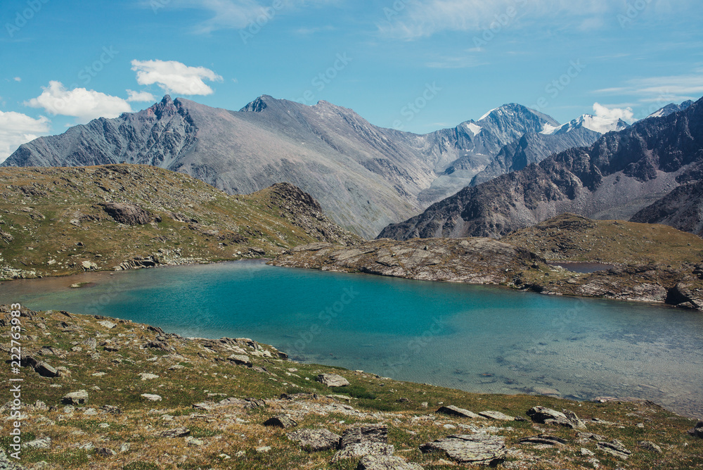 mountain lakes of Altai
