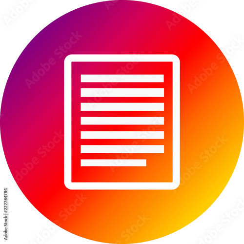Icono ilustración  documento 