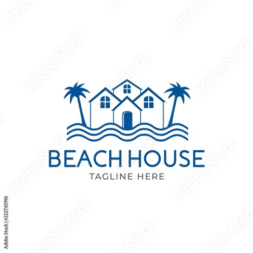 Beach house logo