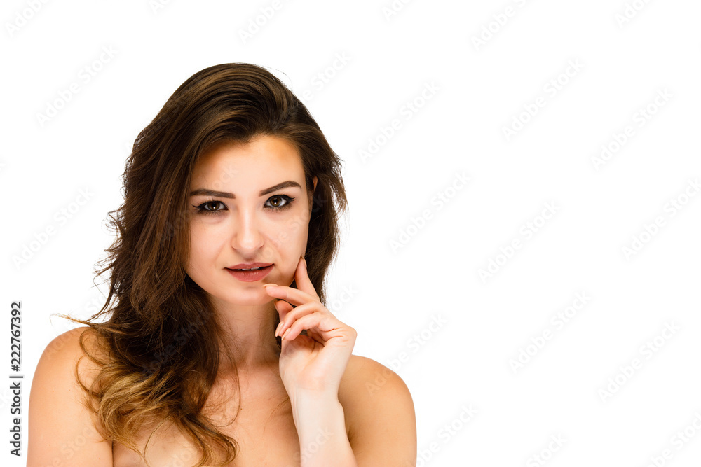 Portrait of young, attractive woman Portrait of young, attractive woman