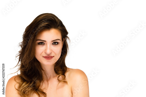 Portrait of young  attractive woman