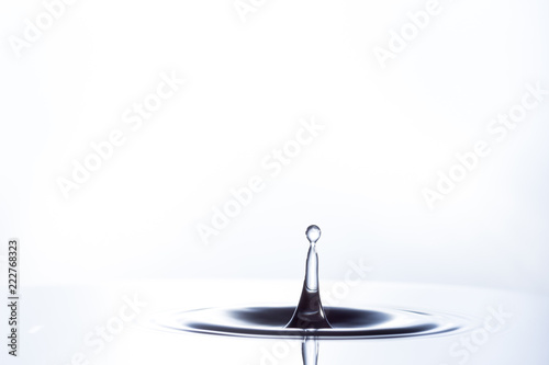 Salpicadura de una gota de agua