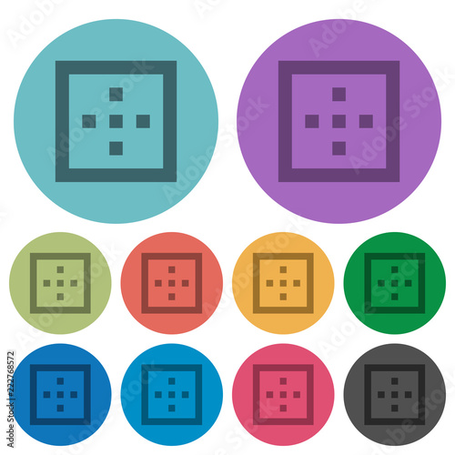 Outer borders color darker flat icons