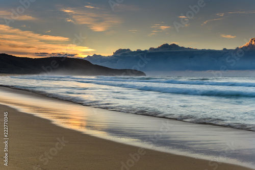 Cloudbank Sunrise Seascape