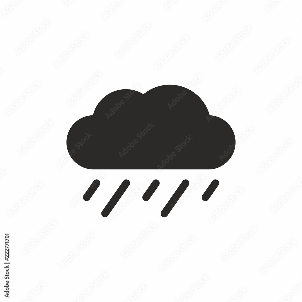 Rain vector icon Rain vector icon
