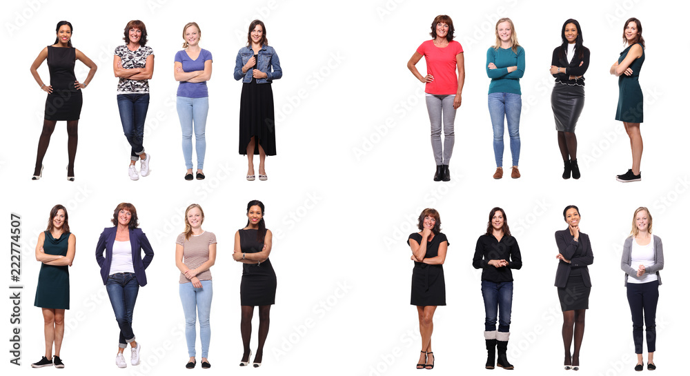 Fototapeta premium Beautiful group of women