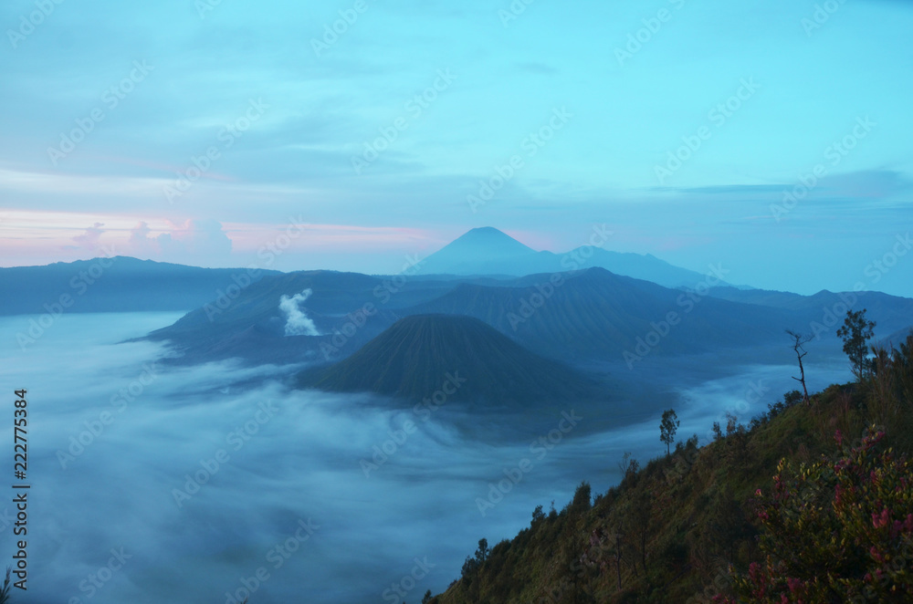 aerial view of mountains