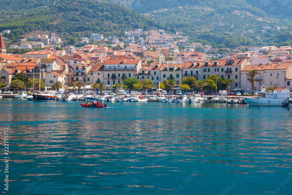 Marina, Makarska city. Croatia