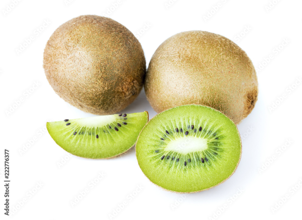fresh kiwi isolated on white background fresh kiwi isolated on white background