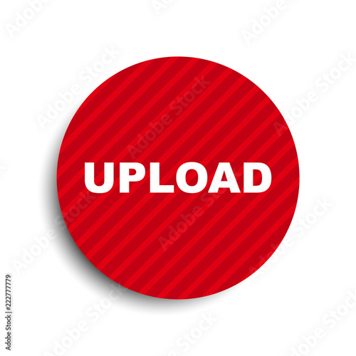 red circle banner element upload