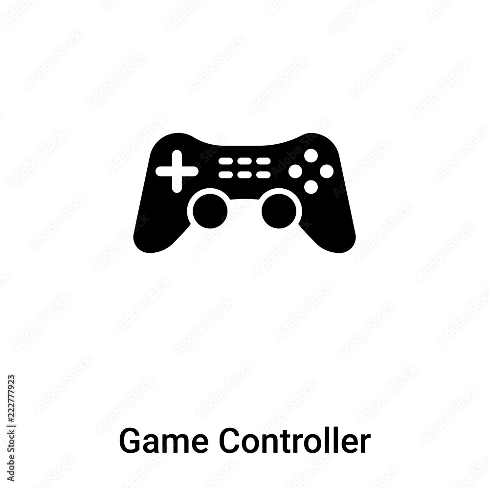 Game Controller Cross icon vector isolated on white background, logo concept of Game Controller Cross sign on transparent background, black filled symbol Game Controller Cross icon vector isolated on white background, logo concept of Game Controller Cross sign on transparent background, black filled symbol