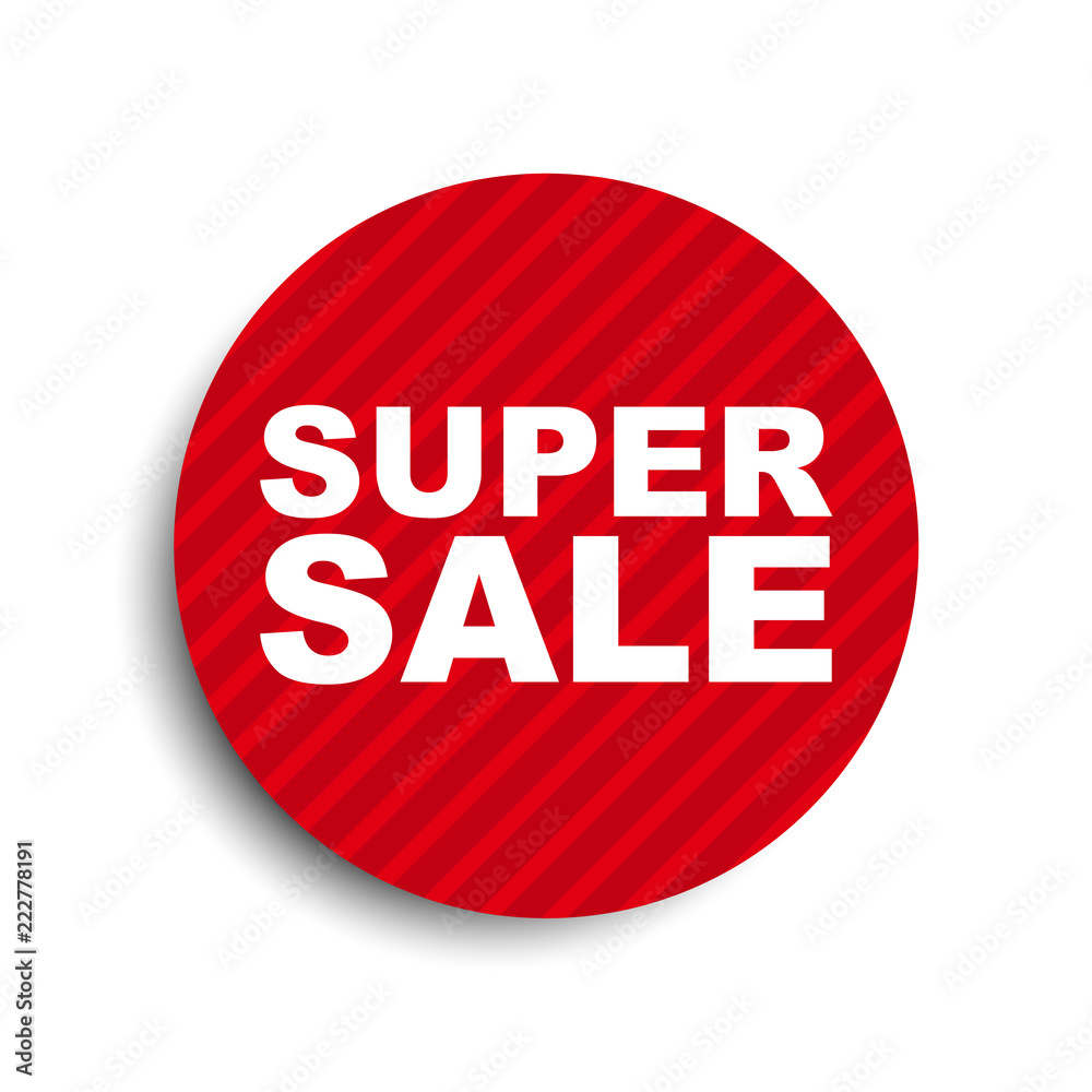 red circle banner element super sale red circle banner element super sale