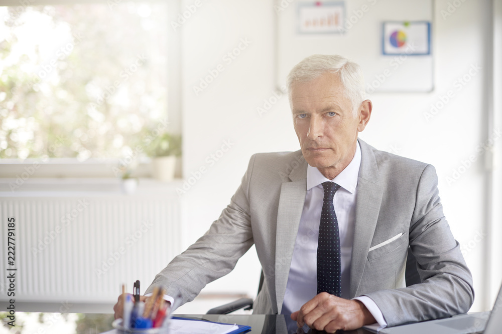 Financial advisor businessman working in the office