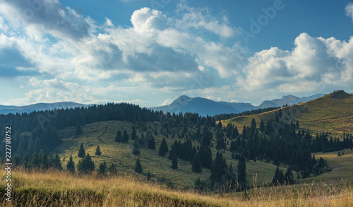 mountains around the Transalpina road in Romania