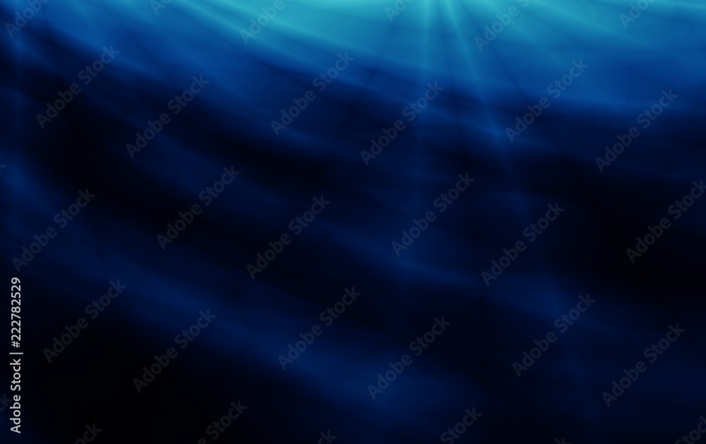 Sea blue deep abstract graphic backdrop design