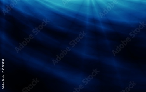 Sea blue deep abstract graphic backdrop design © rmion
