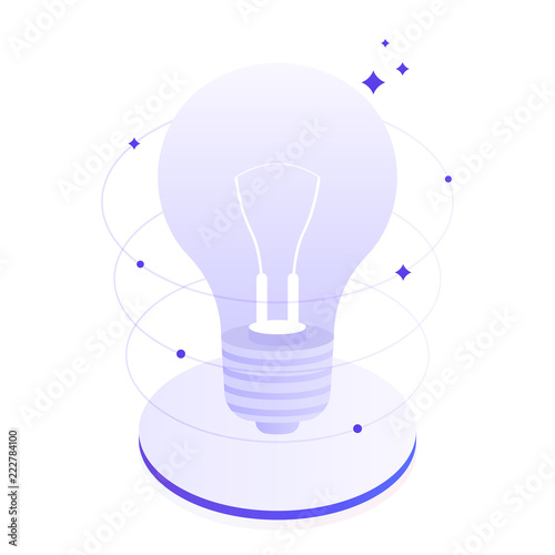 Creative thinking and brainstorming, tell about your idea. Business innovations. Modern flat vector illustration