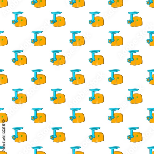 Electric grinder pattern. Cartoon illustration of electric grinder vector pattern for web