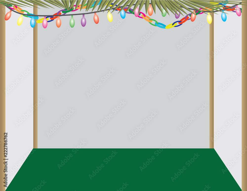 Obraz premium Jewish holiday traditional Sukkah