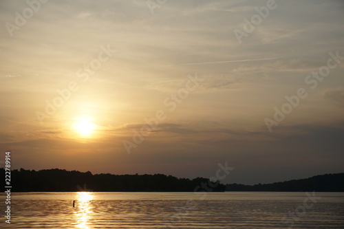 beautiful scene at lake