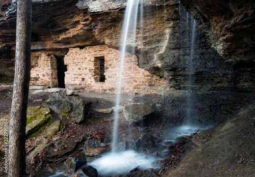 Canvastavla Moonshiner's Cave Falls