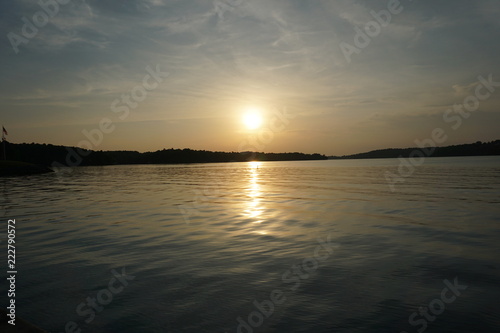 simple lake and sunset © amanda