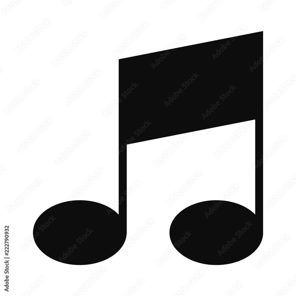 Bar musical note icon. Simple illustration of bar musical note vector icon for web design isolated on white background Bar musical note icon. Simple illustration of bar musical note vector icon for web design isolated on white background