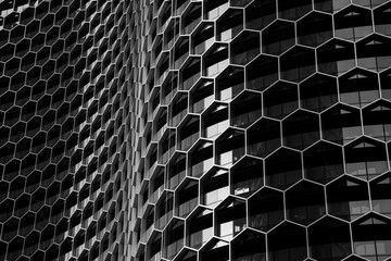 Abstract modern architecture background. Texture, pattern, geometry