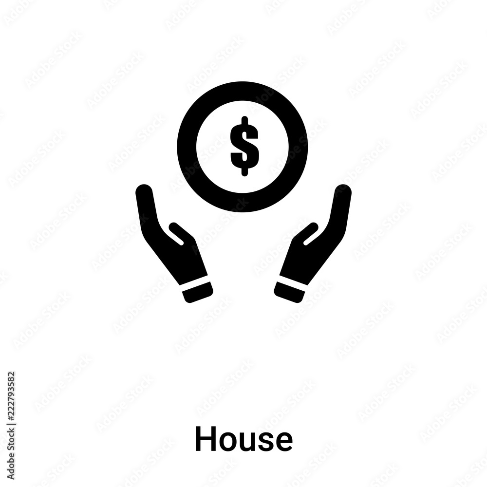 House icon vector isolated on white background, logo concept of House sign on transparent background, black filled symbol House icon vector isolated on white background, logo concept of House sign on transparent background, black filled symbol