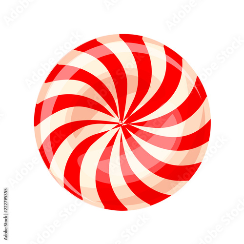 Candy sweet swirl icon. Cartoon of candy sweet swirl vector icon for web design isolated on white background