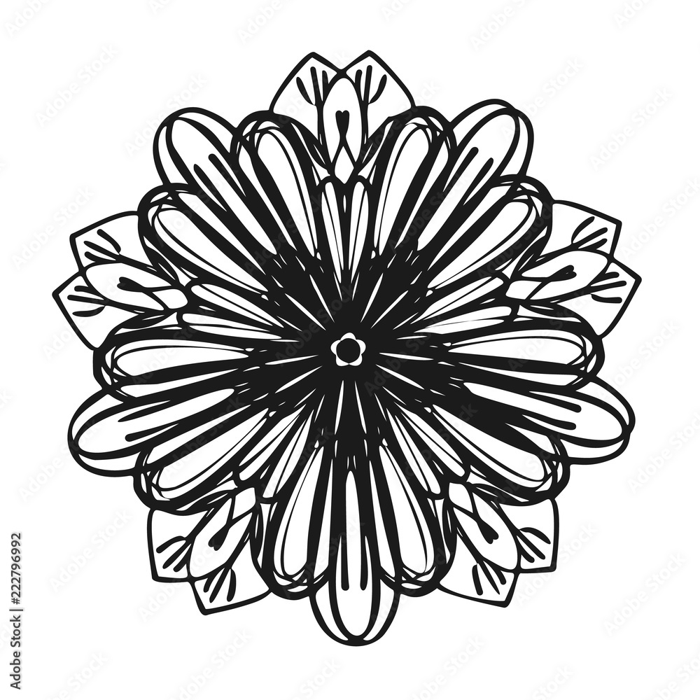 Flower icon. Simple illustration of flower vector icon for web design isolated on white background Flower icon. Simple illustration of flower vector icon for web design isolated on white background