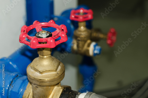 Valve - Turn off the water to the cooling of the industry