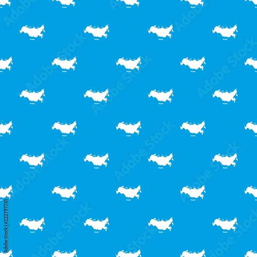 Russia map pattern vector seamless blue repeat for any use