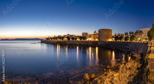 Alghero in the sunset