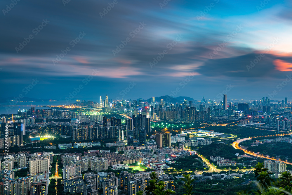 shenzhen city skyline