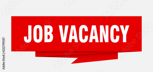 job vacancy