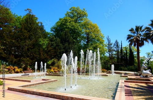 fountain in park